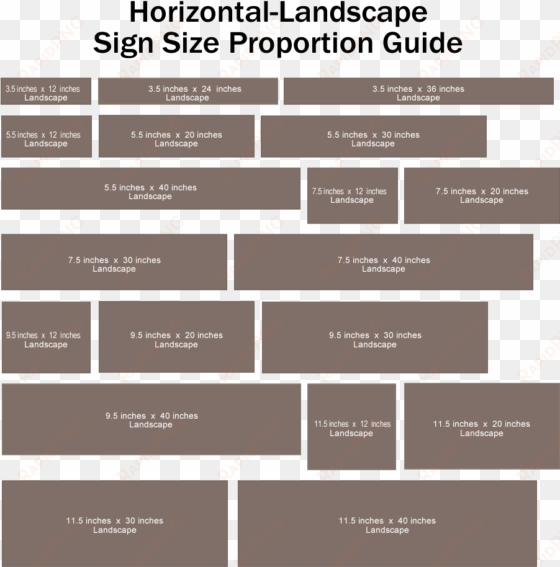 design your own rustic custom wooden sign - wood sign size chart