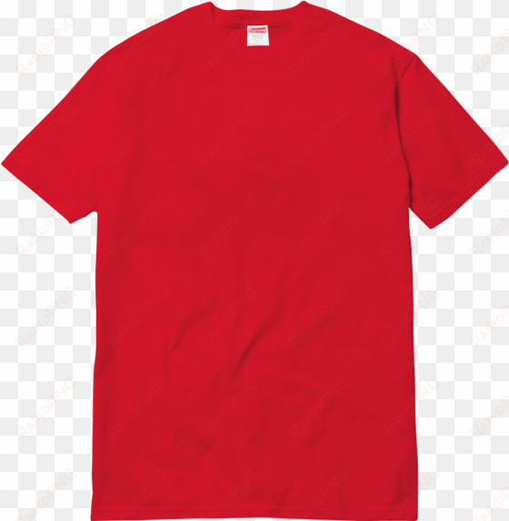 design your own supreme milan opening tee - t shirt plain light red