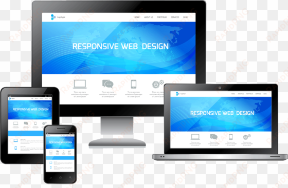 designed to display well on all smart devices - responsive web design