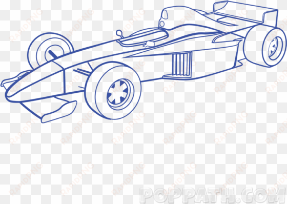 Designer Drawing Car - Formula 1 transparent png image