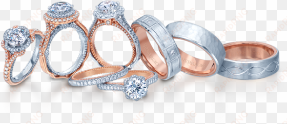 Designer Engagement Rings And Wedding Rings By Verragio - Ring transparent png image