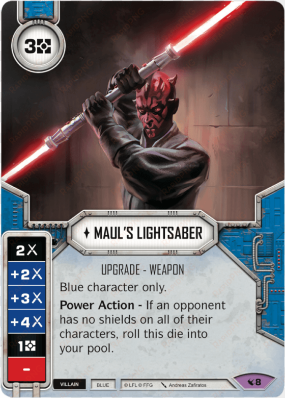 Destiny Singles - Star Wars Destiny Maul's Lightsaber transparent png image