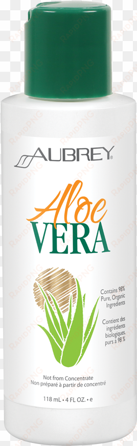 details - aubrey organics - pure aloe vera - 4 oz.