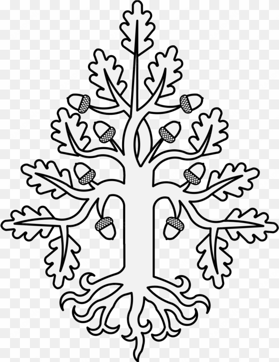 details, png - oak tree heraldry