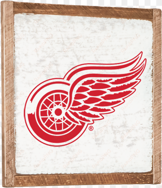 detroit red wings vintage wall art - red wings hockey