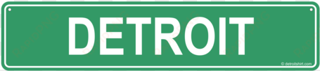 detroit street sign - sign
