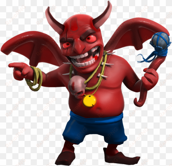 devil clash royale - clash royale goblin png