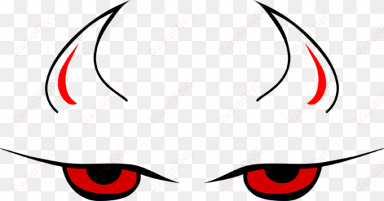 devil demon horns red eyes evil hell satan - devil eyes png