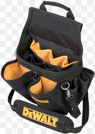 dewalt 14-pocket professional electrician's tool pouch - duffel bag