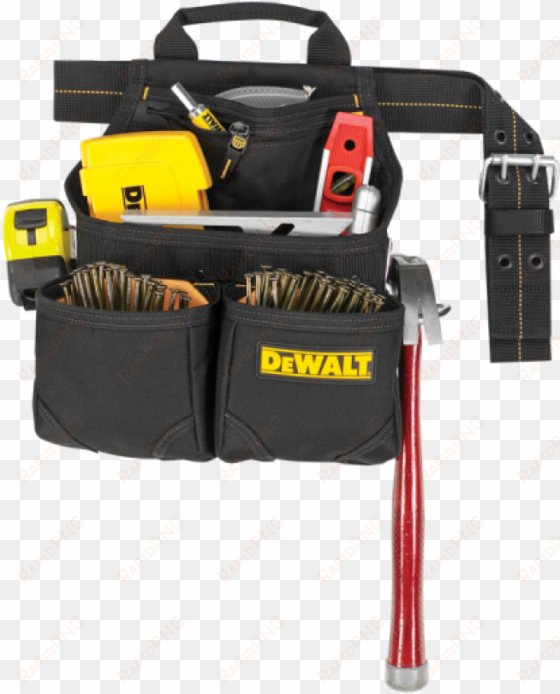 dewalt clip belt hook - dewalt 6 pocket framer's nail & tool bag