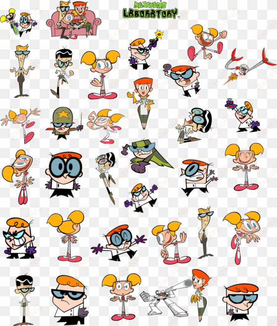 dexter s laboratory ilration cartoon character - dexters lab character names