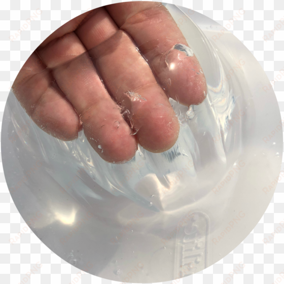 diamond clear slime - clear slime png