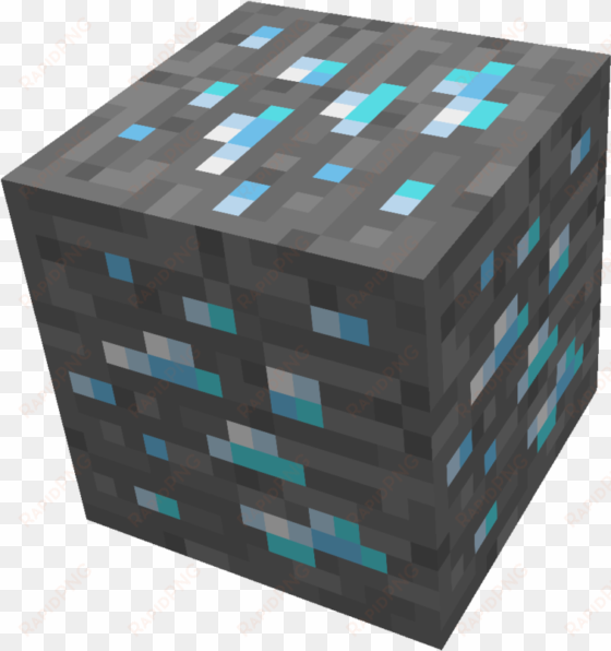 diamond ore block - minecraft blocks png