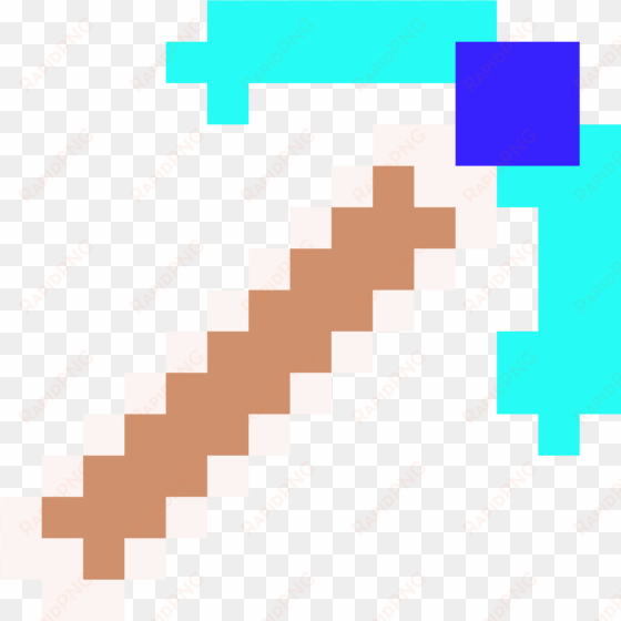 diamond pickaxe - minecraft red pickaxe texture