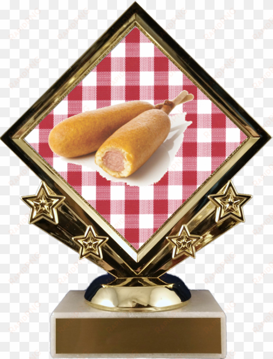 diamond star corn dogs trophy - trophy