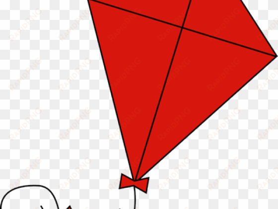 diamonds clipart kite - red kite on white background