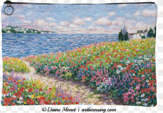 diane monet path to the beach pouch - trademark art path to the beach' gallery wrapped canvas