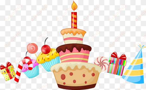 dibujos animados para el pastel de cumpleaños - dibujo tortas de cumpleaños