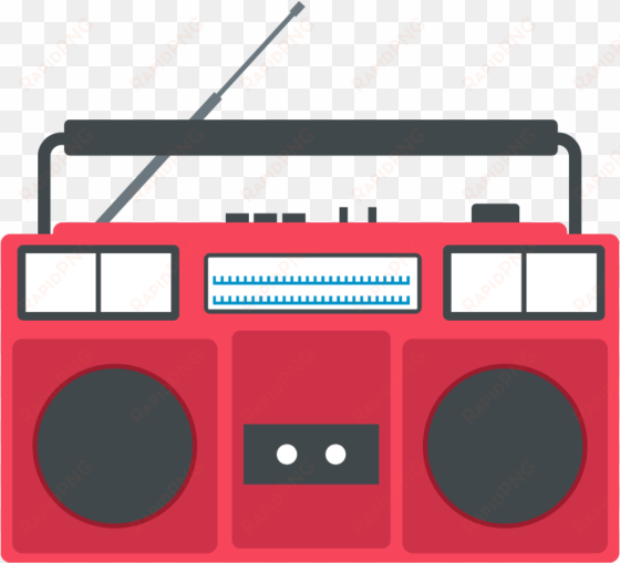 did you hear the latest we did - boombox vector