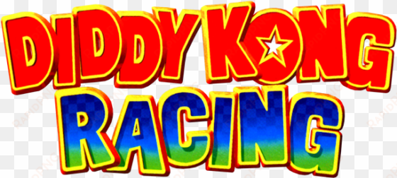 diddy kong racing logo - diddy kong racing 64 logo