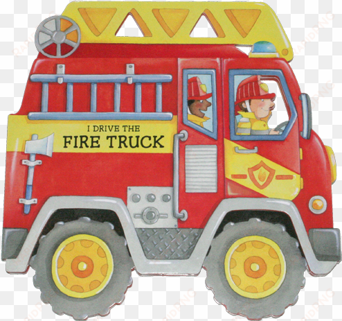die-cut - drive the firetruck
