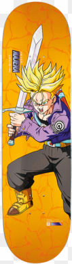 diego najera super saiyan trunks deck - dragon ball z: trunks anime wall scroll [tall]