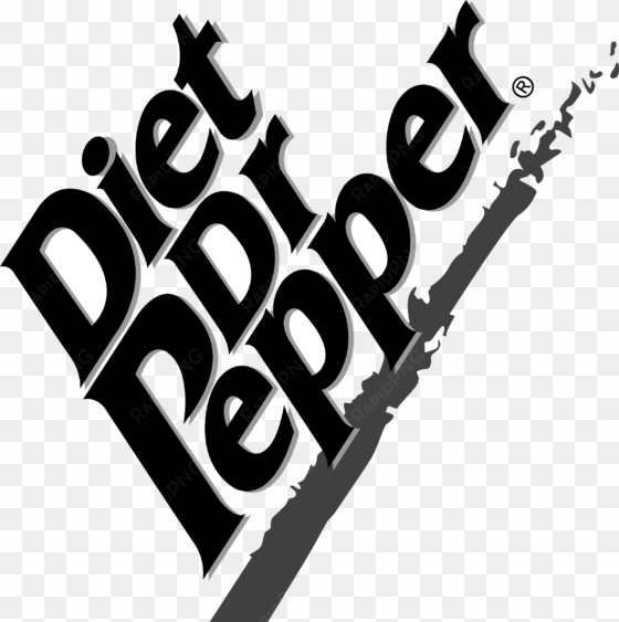 diet dr pepper logo png transparent - diet dr. pepper - 20 fl oz bottle