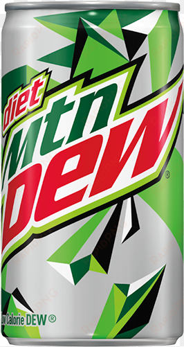 diet mountain dew small can design - mountain dew soda