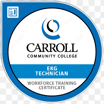 digital badge ekg technician - carroll community college