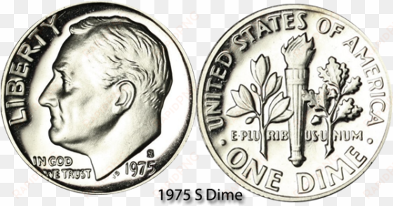 dime png - one dime 1975 s