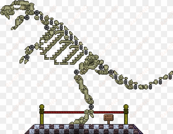 dinosaur fossil - terraria dinosaur