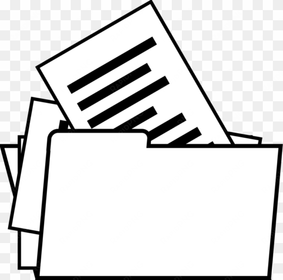 directory file folders document computer icons white - files clipart black and white