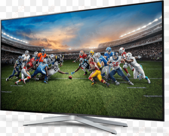 directv sports packages keep you in the game - flat screen tv with footbal chanel png