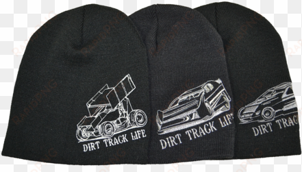 dirt track life unisex beanie - dirt track racing