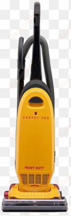 dirt vacuum cleaner png photo - carpet pro household upright vacuum with tools, yellows/golds