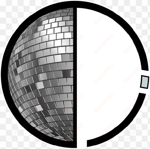 disco risque logo official copy - disco ball