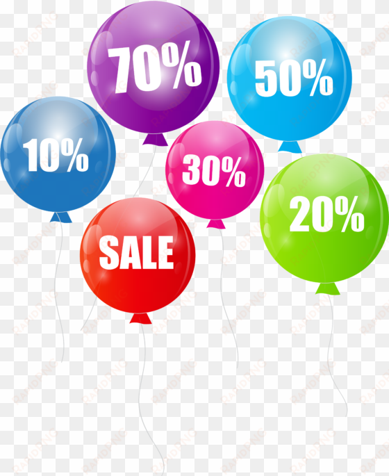 discount sale balloons transparent png clip art imageu200b - discount sale images png