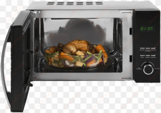 dish in combi grill png stickpng - tower t24015s 800w 20l digital microwave oven silver