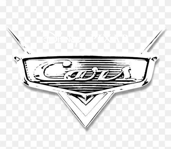 disney and pixar cars logo black and white - cars disney logo black and white