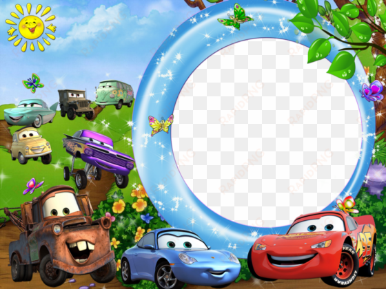 disney cars frame png clipart lightning mcqueen cars - cars