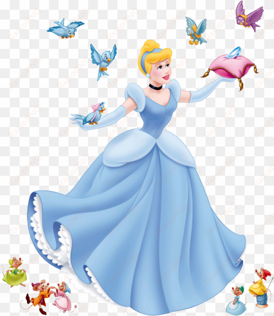 disney cartoon blue bird bkmn clip art library - cinderella characters clipart png