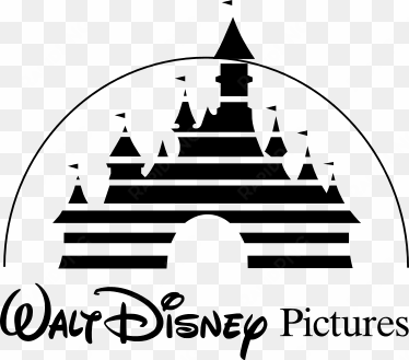 disney castle logo black and white png - disney logo castle png