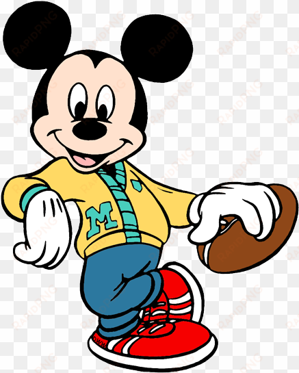 disney football clip art - minnie mouse