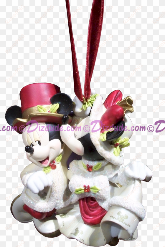 disney mickey mouse and minnie mouse hanging ornament - christmas ornament