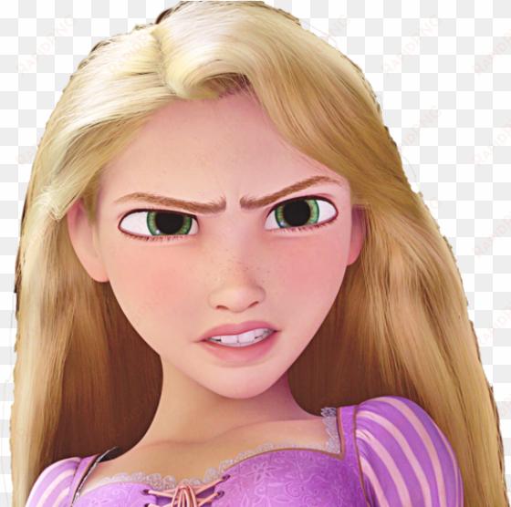 Disney Princess Screencaps Princess Rapunzel Disne - Rapunzel Angry transparent png image