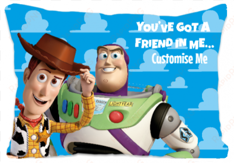 disney toy story 'you've got a friend in me' - buzz & friends christmas card