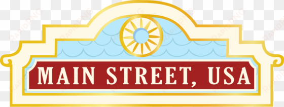 disneyland clipart anaheim disneyland logo - magic kingdom main street logo