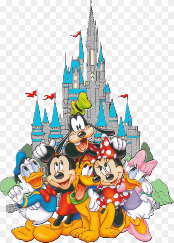 disneyland clipart clear - disney characters transparent background