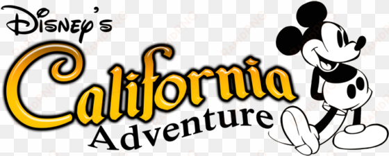disneyland clipart logo california - california adventure park logo