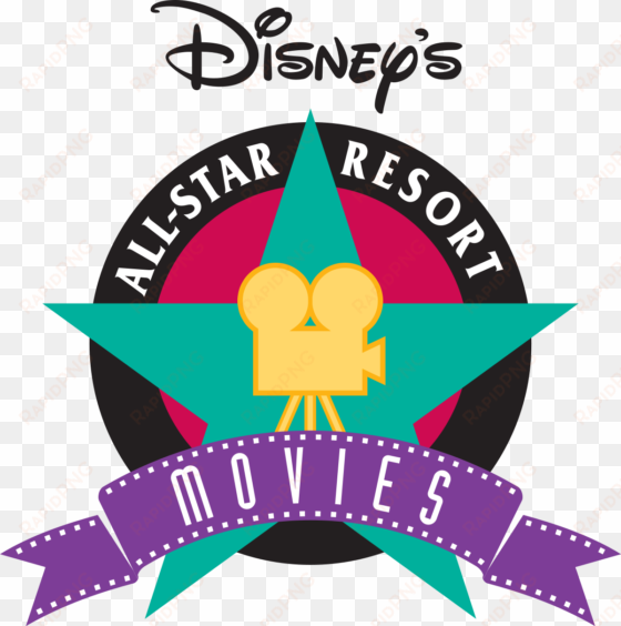 disney's all-star movies resort - all star movies resort logo